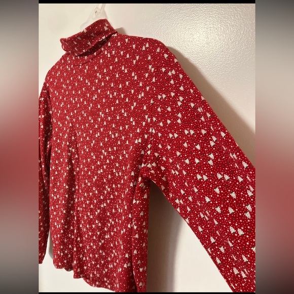 Vintage turtleneck with Christmas tree pattern - Picture 4 of 11